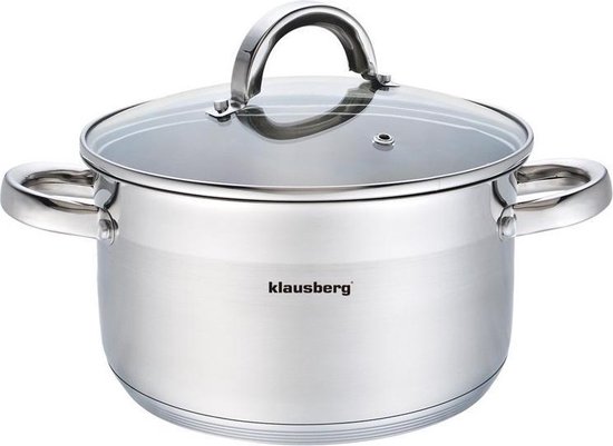 Klausberg 7125 - kookpan met deksel - 4,0L - Ø22 cm