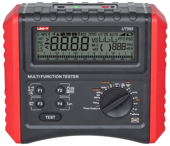 Multifunction meter for electricians UT593