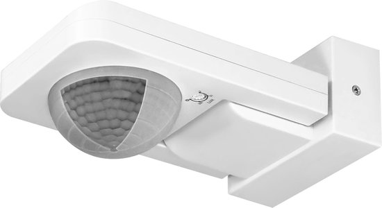 Bewegingsmelder met Schemerschakelaar – IP65 – 360° Detectie – Bewegingssensor 20m Bereik - Wit