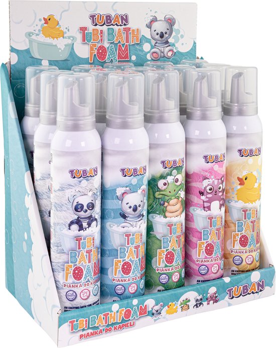 Tuban Tuban - Display Tubi Foam – Mix 15 Pcs. X 200 ml