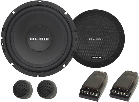 BLOW VR160 Auto speakers - Ø 16,5 cm Woofers (150W) - Tweeters Autospeakers - 2-weg Composet - Auto speakerset