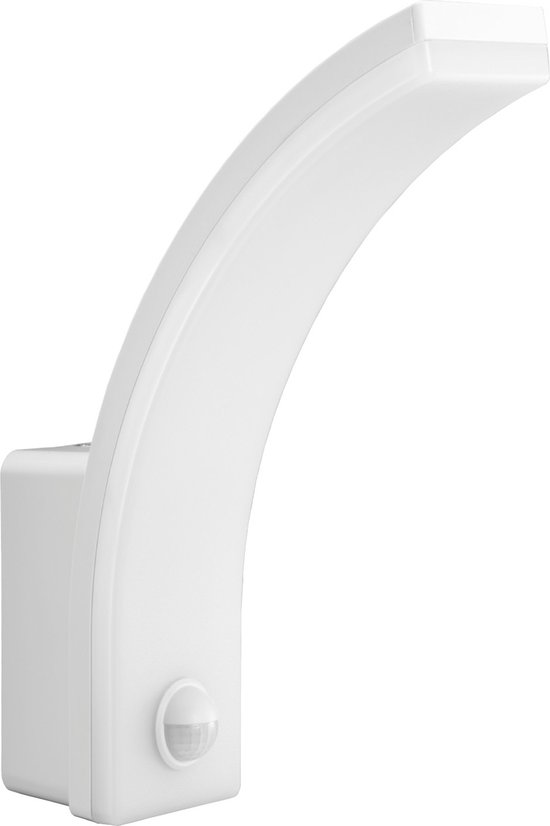 Maclean - LED lamp - Buitenlamp - Wandlamp - PIR bewegingssensor - 20W - IP65 - 2000lm - 4000K - Wit