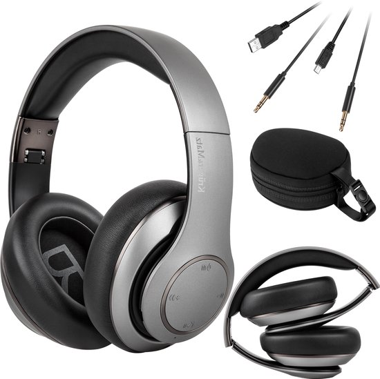 Krüger&Matz Street 3 - Draadloze Over-ear Koptelefoon - Bluetooth 5.0 - Intuïtief Bedieningspaneel