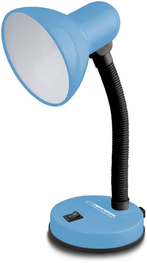 Esperanza Vega Bureaulamp – E27 Fitting – Blauw – Kantelbare Arm – Klassiek Design
