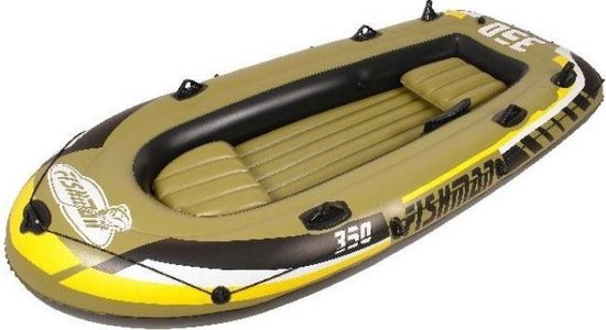 Jilong Opblaasboot Fishman Deluxe Set 350 305 X 136 X 42 Cm Groen