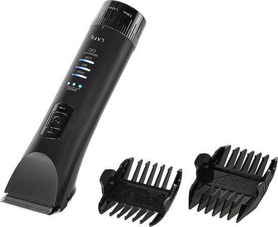 MasterTrim Haar- en Baardtrimmer - Tondeuse Mannen Pro - Trimmer voor Hoofd & Baard - 2 Opzetstukken 4 Standen - Zwart