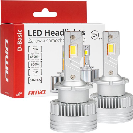 AMiO LED Koplampen D-Basic-serie D4S/D4R Dimlichten Wit