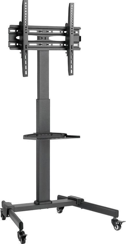 Cabletech Verrijdbare TV Standaard statief - Draaibaar - Hoogte instelbaar - Televisiebeugel - 32- 55 inch - max belastbaar gewicht 35 Kg - Ideaal voor thuis, kantoor presentaties