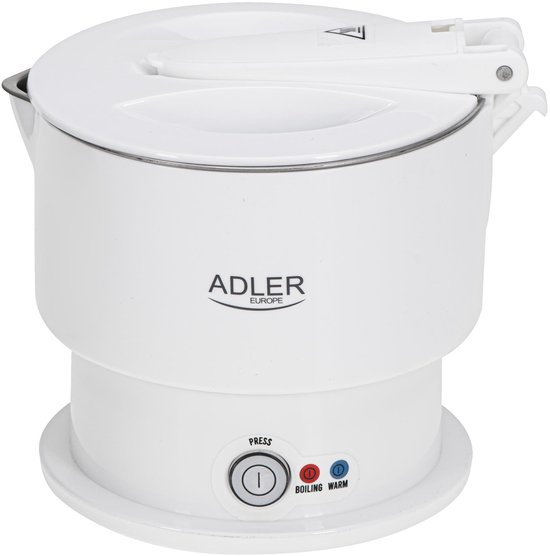 ADLER OPVOUWBARE TOERISTENKETEL | WIT | AD1377W