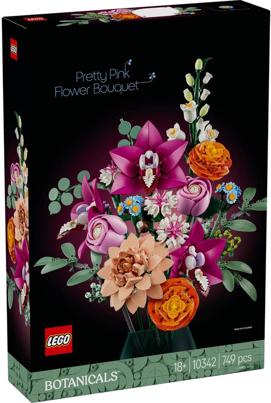 LEGO Botanicals Roze boeket - Bloemen Decoratie - 10342