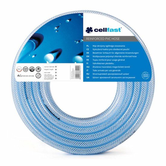 Cellfast 20-103 Serie - Versterkte Technische Slang - 8 mm - 2,5 mm - 50 m