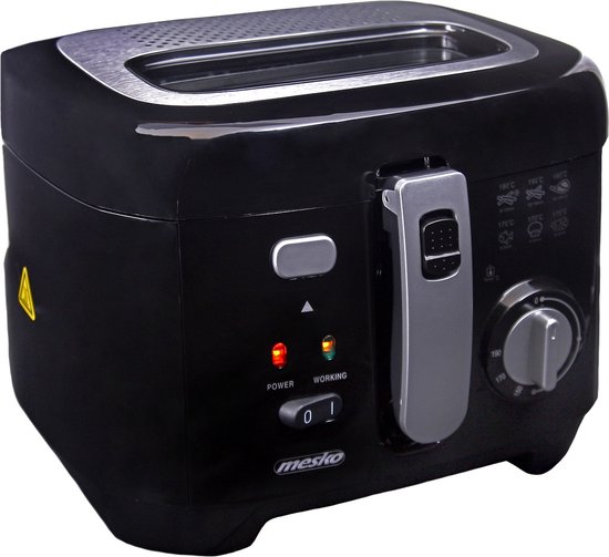 Mesko MS 4908 - Frituurpan / 2.5 liter / Antraciet