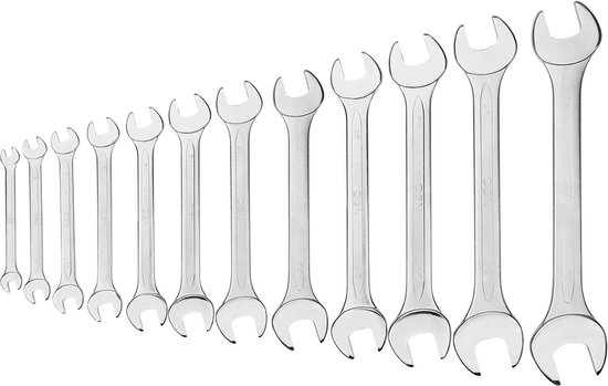 Neo Tools Steek/steeksleutelset 6-32mm 12dlg DIN 3110 CrV Staal TUV M+T
