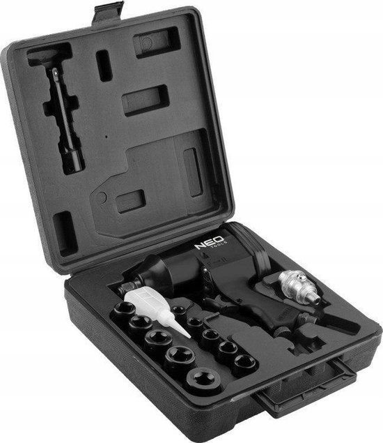Neo tools Pneumatische Slagmoersleutel 1/2' Set 14-502
