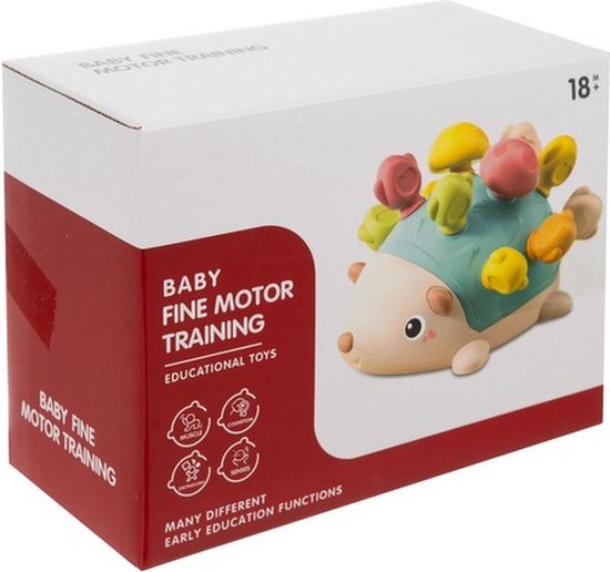 Educatief Speelgoed Puzzel - Egeltje - Kleuren Herkennen - Leerzaam Speelgoed voor Baby's en Peuters - Kleuren Matchen - Interactief Peuterspeelgoed - Sensorisch Speelgoed - Montessori