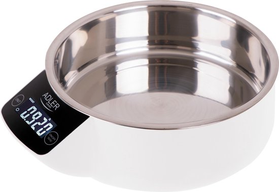 Adler AD3166 - keukenweegschaal met ingebouwde kom / 900ml