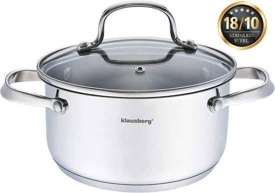 Klausberg 7214 - kookpan met deksel - prestige II - 5,8L - Ø24 cm