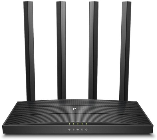 TP-Link Archer C6 - Draadloze Router - 1200 Mbps - WiFi 5 - Zwart