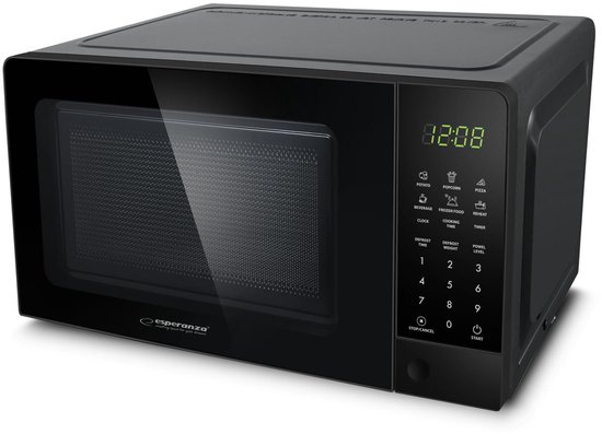 Esperanza EKO009 magnetron Zwart Solo-magnetron Aanrecht 20 l 700 W