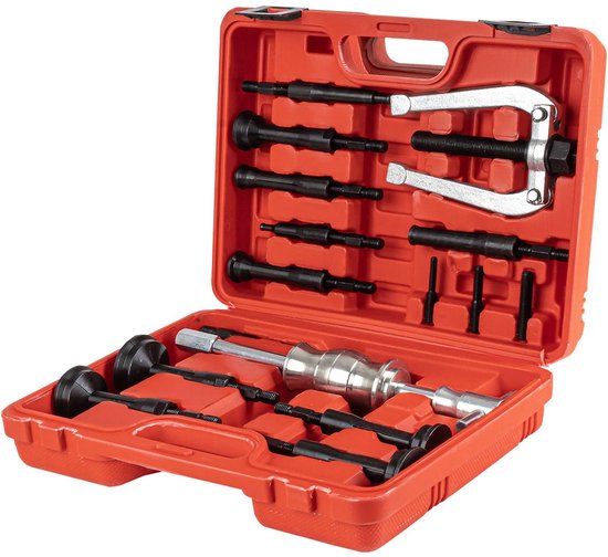 AMiO Slide Hammer Bearing Puller 8-58 mm 16 pcs - Professionele Lager Trekker Set voor Demontage