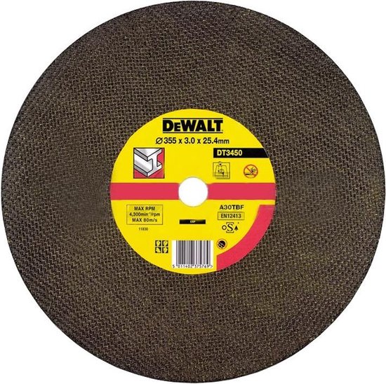Dewalt DT42800 , DT3450 Doorslijpschijf 355mm