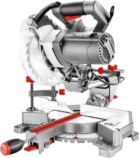 Graphite afkort cirkelzaag machine 1400 Watt
