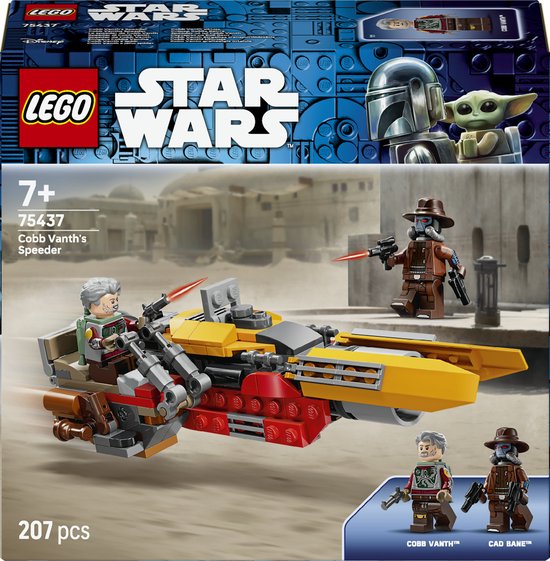 LEGO Star Wars Cobb Vanths Speeder Voertuig - Decoratie en Bouwpakket voor Kinderen - 75437