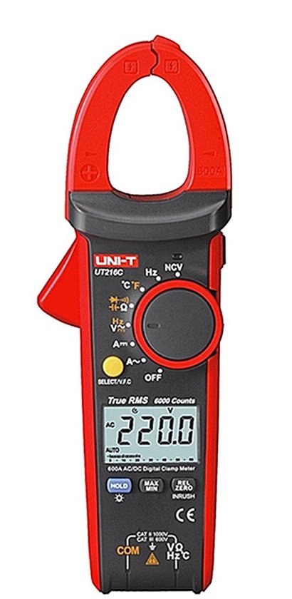 600A True RMS Clamp Meter UT216C