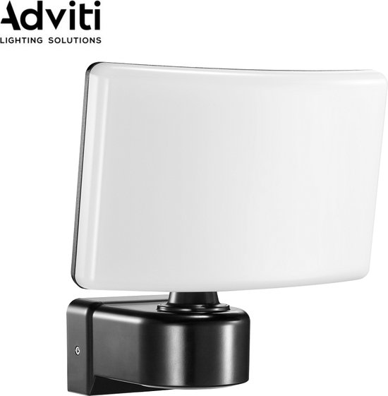 Buitenlamp TOS - Tuinverlichting 4000K - Buitenverlichting met IP65 - Muurlamp 2200lm - Wandlamp buiten IK10 - Zwart