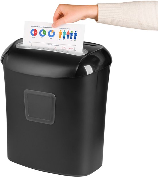 Rebel URZ0986 - Papiervernietiger - Micro-Cut - 21L Capaciteit - CD's en Kaarten