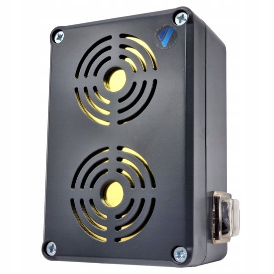 Viano OB-02 - Ultrasone verjager - Knaagdierverjager IP65 - tot 200 m - 2500m2 - Voor binnen en buiten