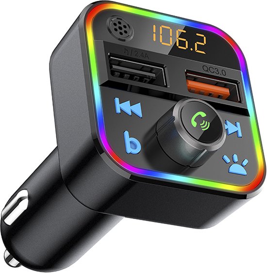BLOW 74-164# FM transmitter 87,5 - 108 MHz Bluetooth Zwart