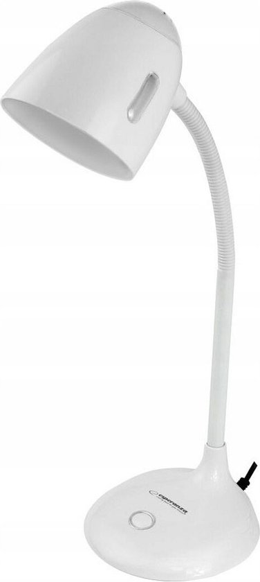 Bureaulamp Esperanza ELD110W Wit Plastic 12 W