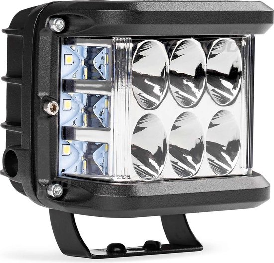 AMiO Krachtige Werklamp AWL08 12 LED (2 lampen) 9-36V Verstraler Spot Robuust Offroad