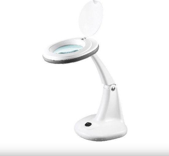 Rebel - Lamp met vergrootglas voor een tafel 5D 6W 6500K