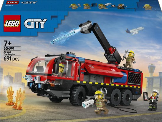 LEGO - Brandweertruck - Luchthavenmodel - Sets 4+
