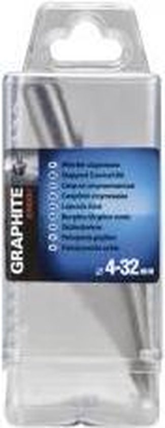 Graphite Trapezenboor 4-32mm, Glad, Hss