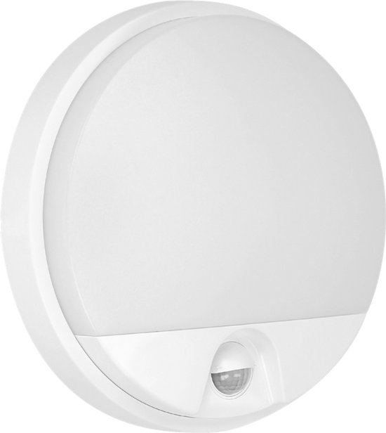 AGAT Buitenlamp met Bewegingssensor – LED Tuinverlichting - Buitenverlichting met IP54 - Muurlamp / Wandlamp buiten - Wit