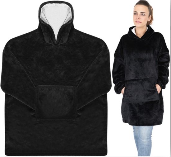 Ruhhy Hoodie Deken - Ultieme Warmte & Comfort - XXL Sherpa Deken voor Iedereen