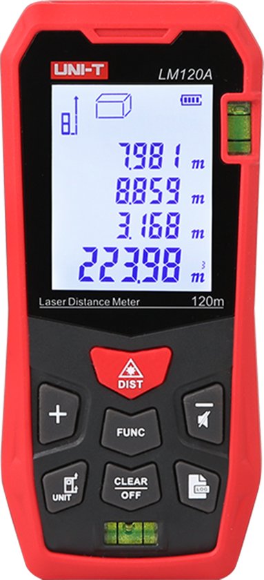 Uni-T LM120A - Afstandsmeter - Precies - Diverse Maten