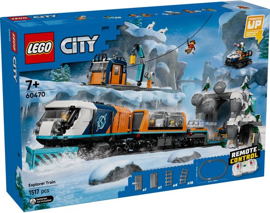 LEGO City Onderzoekstrein op de Noordpool Voertuig Speelgoed - 60470