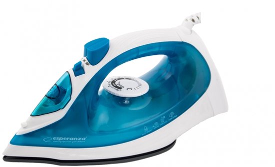Esperanza EHI002 Stoomstrijkijzer - Strijkijzer met stoomgenerator - 2200 W - Blauw