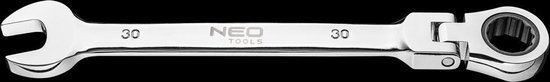 NEO steek/ratelsleutel 30mm knik met knik nek