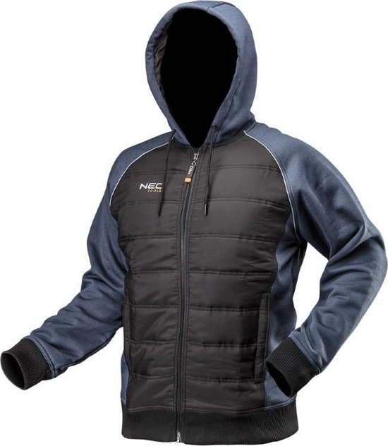 Neo Tools Gehaakte Winterjas XXXL/58 50D Poliester Gevoerd Mouwen Extra Gevoerd