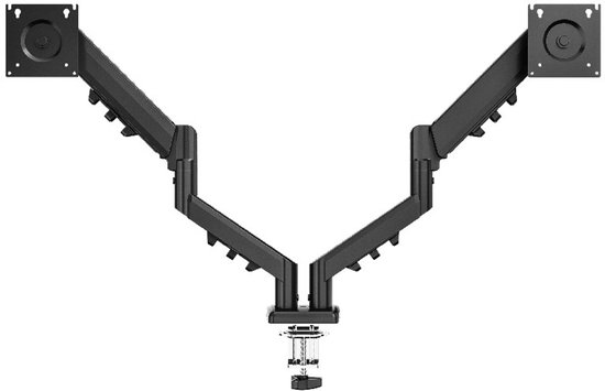 TRACER Double Armflex - Monitorarm - 13-32 inch - Dubbel - Verstelbaar - Zwart Metaal