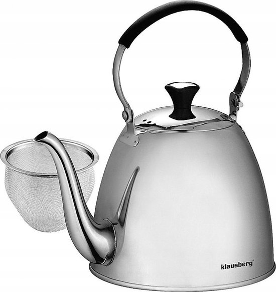 Klausberg 7456 - nostalgische theekan - 1.1 liter - met zeef