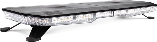 AMIO Stroboscoop Zwaailicht LED Waarschuwingslichtbar 108 LED 762mm Oranje - Compacte Professionele Signaalverlichting met 51 Functies