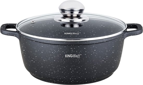 Kinghoff 1597 - Braadpan - met Aromaknop - 28 cm - 6.5 liter