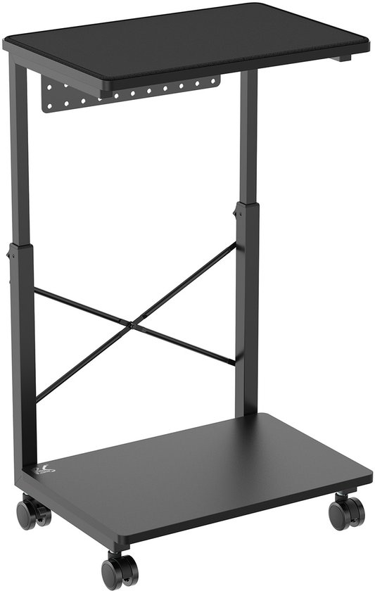 NanoRS RS430 - CPU computer trolley - Laptoptafel - max. 80kg, 550~850mm in hoogte verstelbaar
