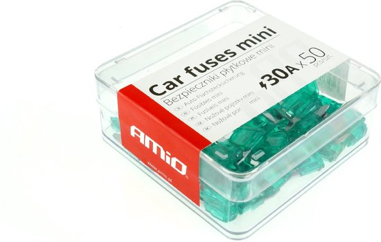 Auto bladzekeringen mini doos 50 stuks 30A